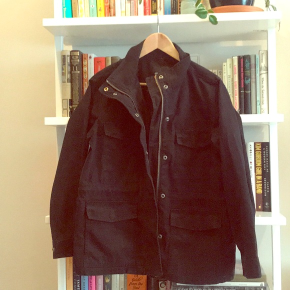 madewell surplus jacket black